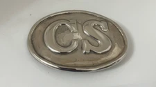CS Belt Plate 1861-1865 Reproduction This Is Rare In Nickel Silver  By Parsleys