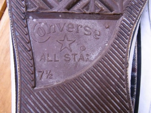 Converse USA Made All Star Low Cut Check Flannel US 7 1/2 Without Box - Picture 9 of 12