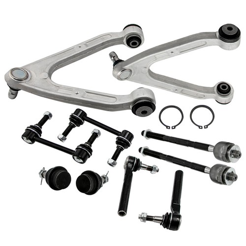 10 pcs Kit Control Arm Ball Joint Tie Rod End Sway Bar Link LH RH for Hummer H3 - Picture 2 of 12