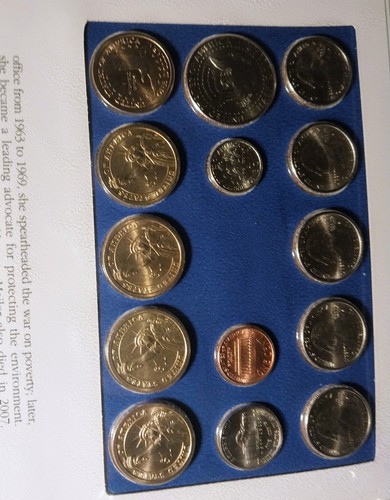 2007 P + D Mint Set's Proof Like Unc 28 Coins + 4 Postal Commemorative Stamps - Picture 10 of 10