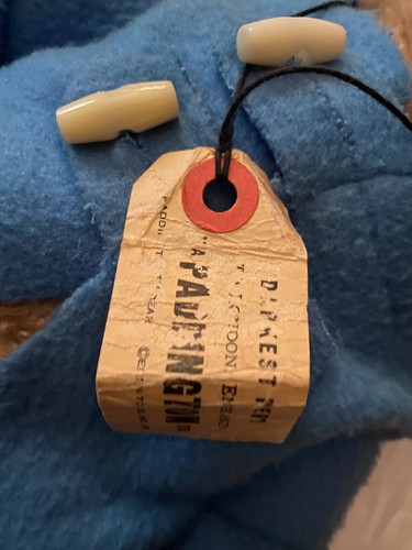 Eden Vintage Paddington Bear 15.5” 1975 Plush Stuffed Animal - Picture 4 of 9