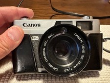 Vintage Canon Canonet QL25 35mm Film Camera w/ Original Case
