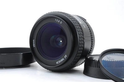 Nikon AF Nikkor 28mm F/2.8 D Lens [Near MINT] with Cap Hood Filter from Japan. - Image 1 of 4