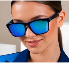 Polarized Sunglasses Women Driving Fishing Blue Mirror Lens Outdoor Sport Female