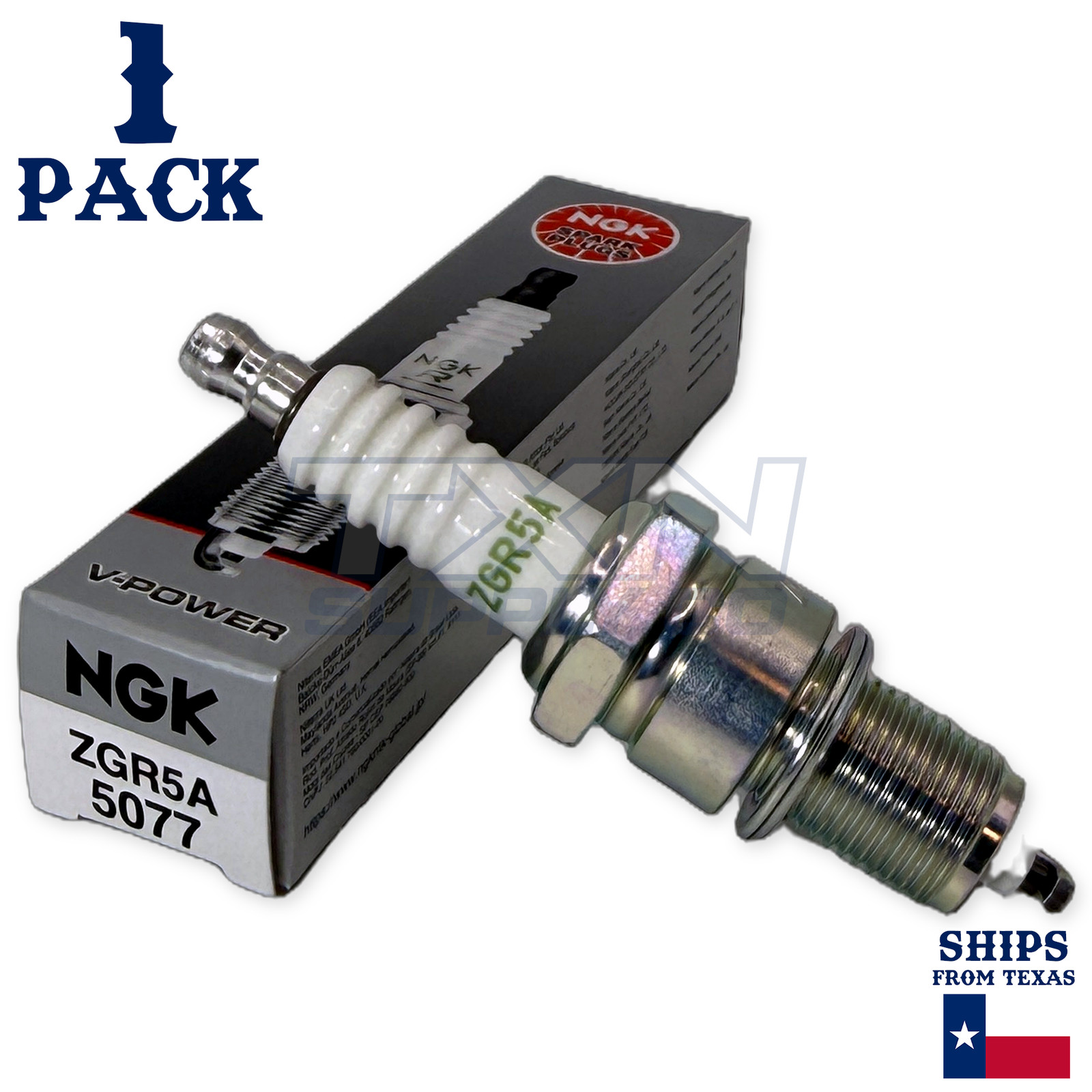NGK 5077 ZGR5A Spark Plug 1 Pack