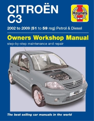 Citroen C3 Petrol & Diesel (02 - 09) Haynes Repair Manual, Anon, Used; Very Good