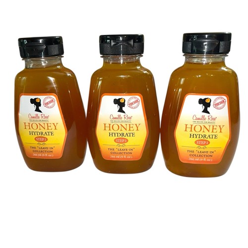 Lot 3 Camille Rose Honey Hydrate Leave-In Conditioner 9 Oz Each