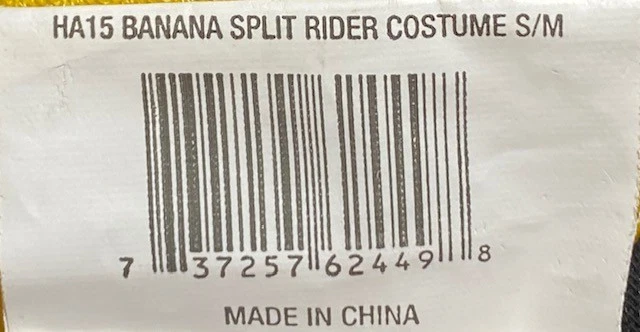 Костюм для Хэллоуина Top Paw Pat - Banana Split Rider - размер S/M - Изображение 4 из 4