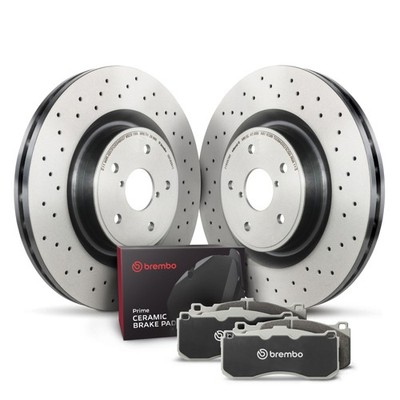 Brembo OE Front Disc Brake Kit for Improved Stopping Power and Comfort