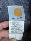 VTG Carhartt C01 BRN Chore Coat Jacket Brown Canvas Blanket Lined US 42 Tall — photo 10