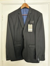 Next Reda Italian Suit Jacket 38 Short Slim Fit (small Hole)