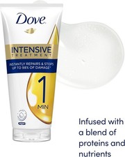 Dove 1 Minute Intensive Treatment Conditioner instantly repairs and stops up to