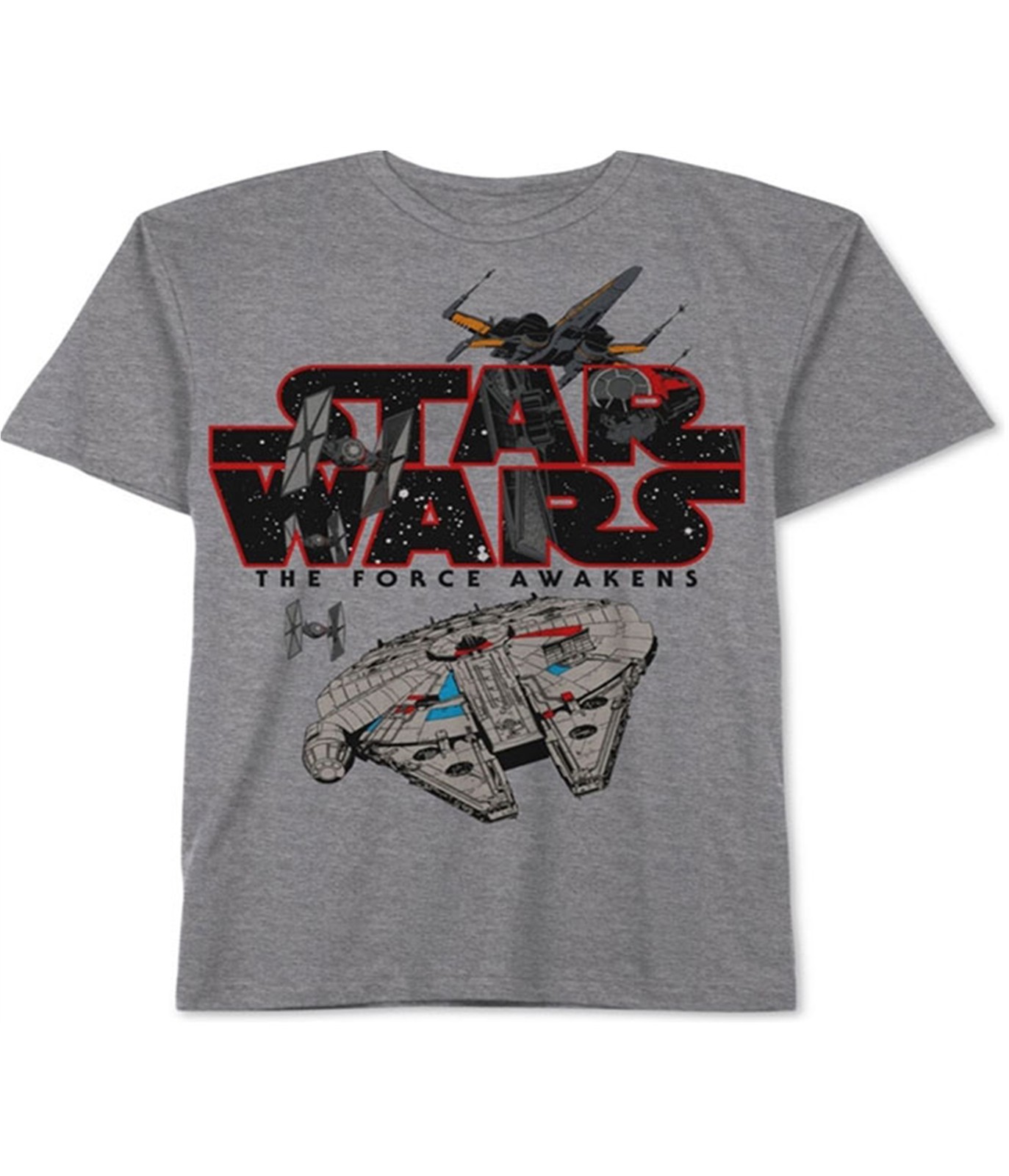 Jem Mens The Force Awakens Graphic T-Shirt Grey Small 4190₽