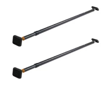 2Pk 40"-70" Telescopic Load Lock Cargo Bars w/ Pad for Tie-Down, Pickup Truck