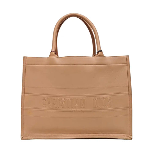 【Authentic】 DIOR Book Tote Pink Leather Handbags (DDP)
