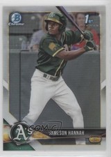 2018 Bowman Draft Chrome Refractor Jameson Hannah #BDC-160 fm0