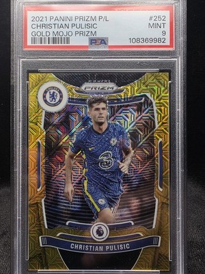 2021-22 Panini Prizm Premier League - Christian Pulisic #252 H2 Gold Mojo /10
