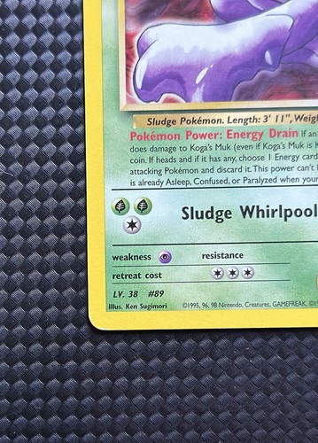 Carte Pokemon Set Gym Challenge Koga's Muk 26/132 RARA ENG - Foto 6 di 8