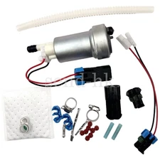 New WALBRO 450LPH High Pressure Fuel Pump + QFS Install Kit E85 F90000274