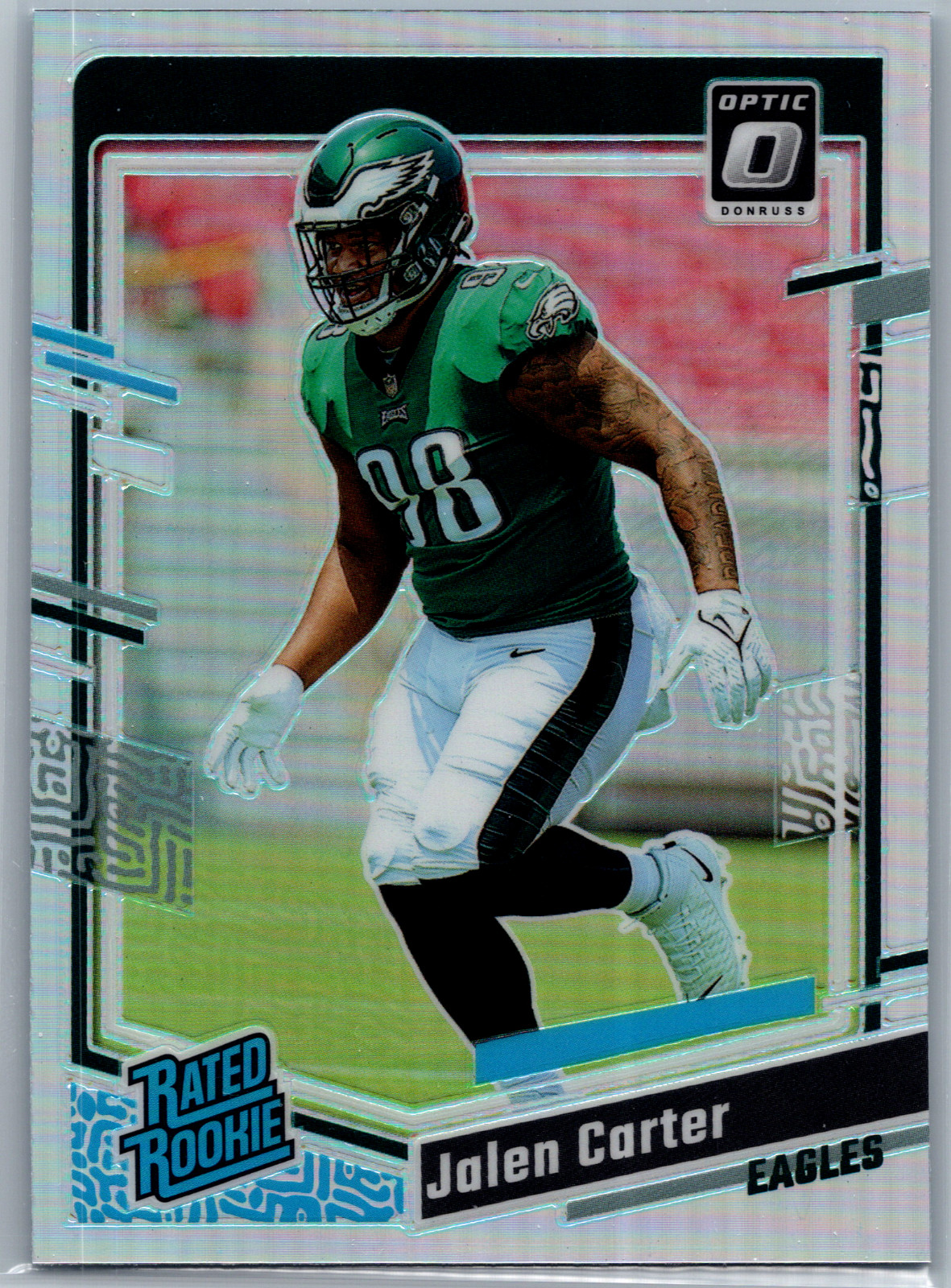 2023 Panini Donruss Optic - Rated Rookie Jalen Carter #281 Holo Prizm (RC)