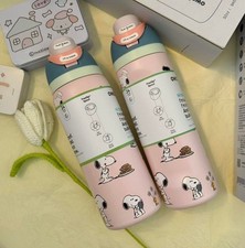 New Pink Snoopy Water Bottle Owala 32oz Stainless Steel Exclusive Edition 2026
