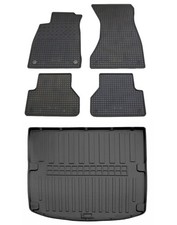 Gummi Fußmatten Kofferraumwanne für Audi A4 B9 ab 2015- Limousine Gummimatten