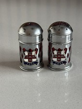 Vintage Salt & Pepper Pot - YORK LOGO - Excellent Condition