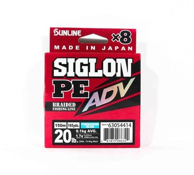 Sunline P.E Linie X8 Siglon Advance 150M P.E 1.7 20LB Blue (6322)