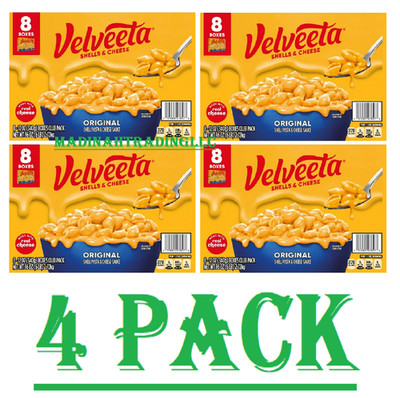 4 Pack Velveeta Shells and Cheese Original Mac and Cheese Meal (12 oz., 8 pk.)