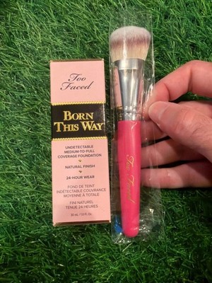 Too Faced Born This Way Foundation Makeup Brush Medium Full Coverage Natural 24H