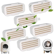6 Pack Deodorizer for PetSafe ScoopFree SmartSpin Self-Cleaning Cat Litter Bo...