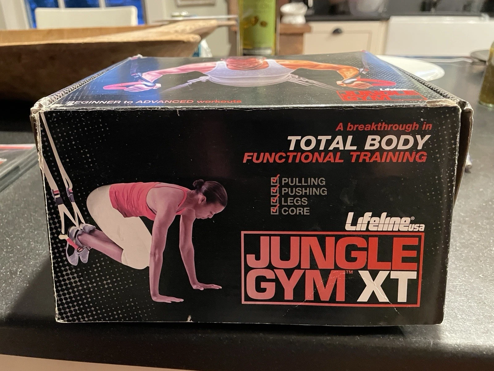 Lifeline Jungle Gym XT Body Weight Suspension Trainer System Complete w/ DVD