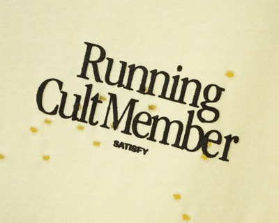 T-shirt Satisfy Running 10 Ans - MothTech, Taille L Noir, Collection Limitée Cult