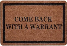 ChezMax Non-Slip Waterproof Doormat Indoor/Outdoor Funny Welcome Mat