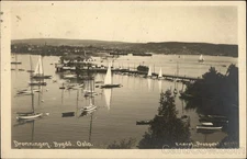 Oslo, Norway Dronningen Bygdoy 1928 Original Vintage Real Photo Postcard RPPC