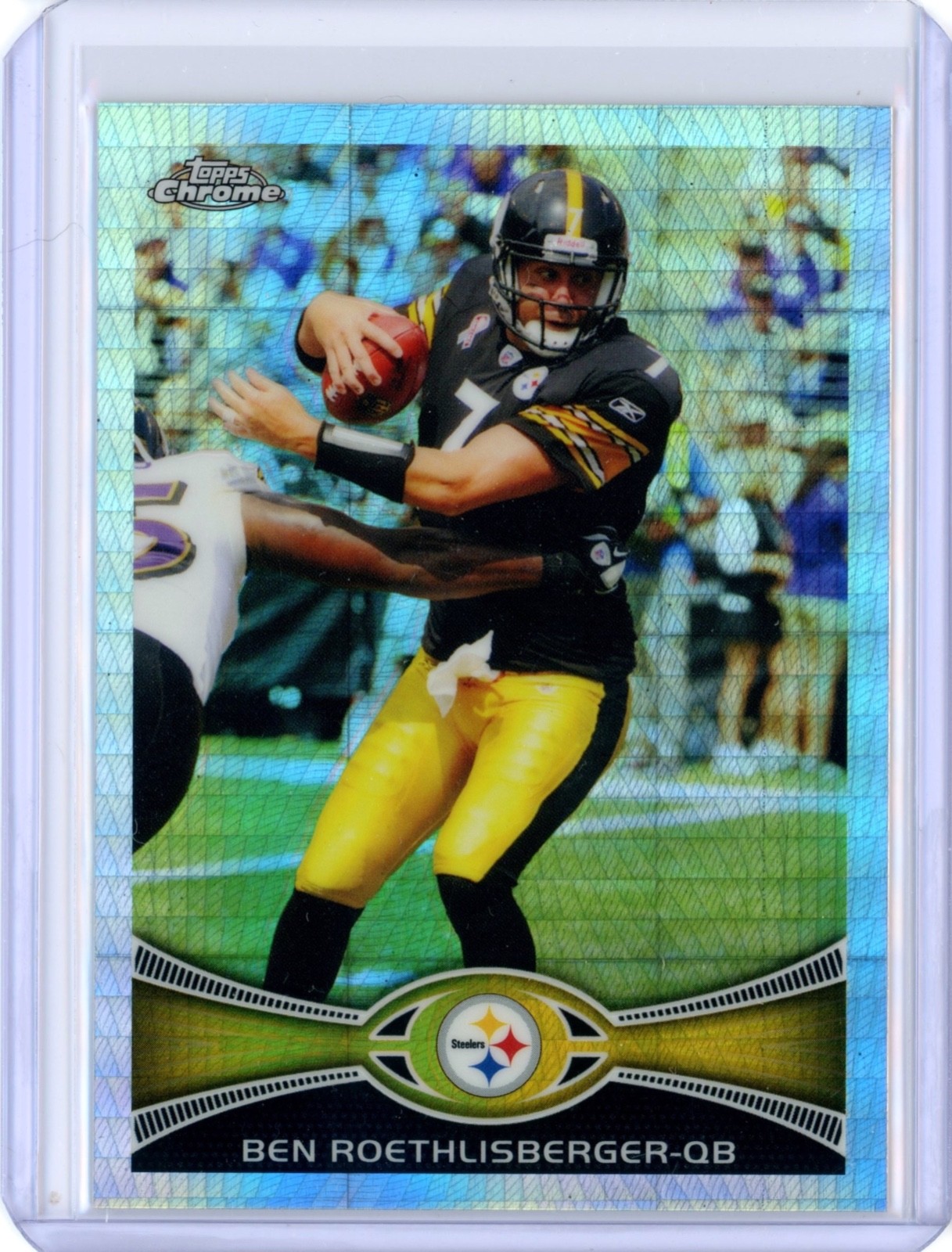 2012 Topps Chrome Prism Refractors #182 Ben Roethlisberger /216 Steelers