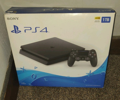 Sony PlayStation 4 Slim PS4 1TB Black Console HDR 1080p HDMI CUH-2215B