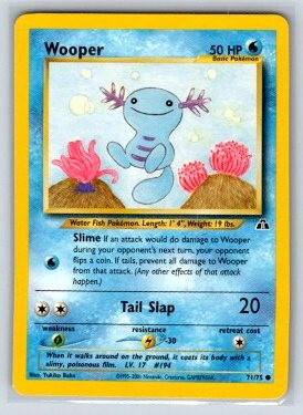 Wooper Unlimited Common Neo Discovery 71/75 NM