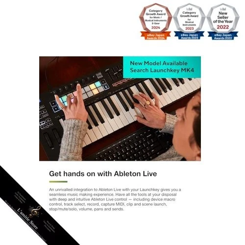 novation novation / Launchkey49 MK3 MIDI Keyboard Controller Japan Brandneu - Bild 2 von 4