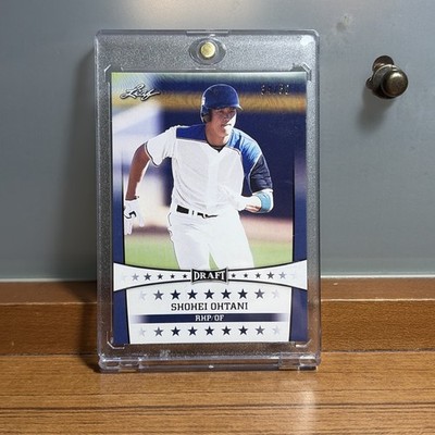 2018 Leaf Shohei Ohtani Update Draft Stars Shohei Ohtani #ST-01 Blue /50 (RC)