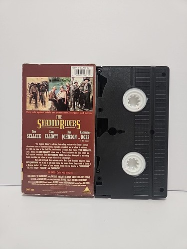 The Shadow Riders (VHS, 1991) Tom Selleck Sam Elliot Vidmark Entertainment - Picture 2 of 2