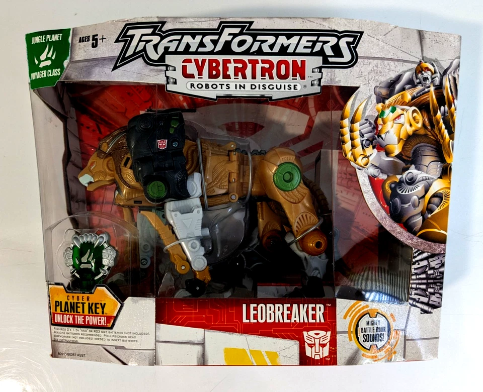 Transformers Cybertron Leobreaker Voyager Class Action Figure w/ Cyber Key MISB - Image 3 of 4