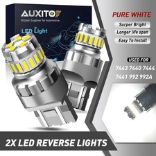 2 White Led Reverse Back Up Light Bulb White 6500k 7443 7440 7444 7441 T20 W21w 2 White Led Reverse Back Up Light Bulb White 6500k 7443 7440 7444 7441 T20 W21w