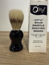 Oh My Boar Bristle Shaving Brush Qty 2