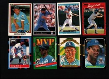George Brett   1981 1987 1988 1990 1991 1992  Donruss Leaf  Baseball Cards