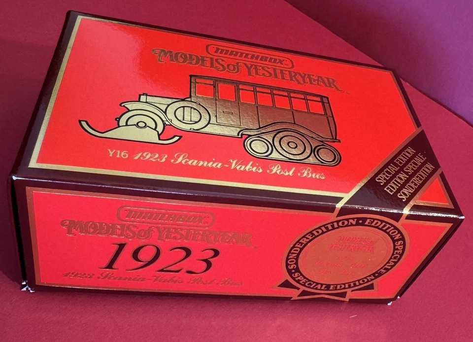 Y-16 1923 Scania Vabis Post Bus Matchbox Models of Yesteryear in OVP - Bild 4 von 4