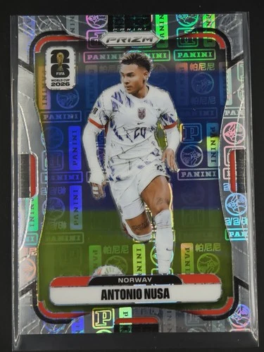 Antonio Nusa 2026 Panini Prizm FIFA World Cup Soccer Panini Logo 53/61 [2hk