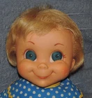 Vintage 1967 Mattel Mrs Beasley Doll Pull String Non-talking w Apron/Collar