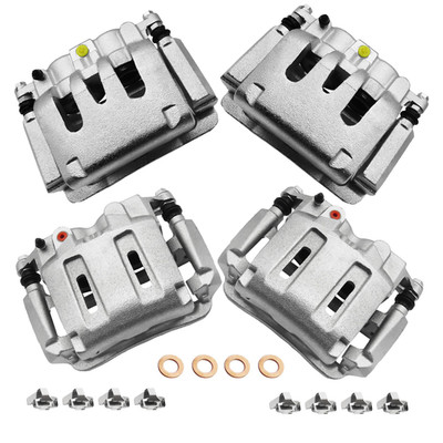 4x Phenolic Brake Calipers for F-250 F-350 Super Duty 2005-2007 Front & Rear