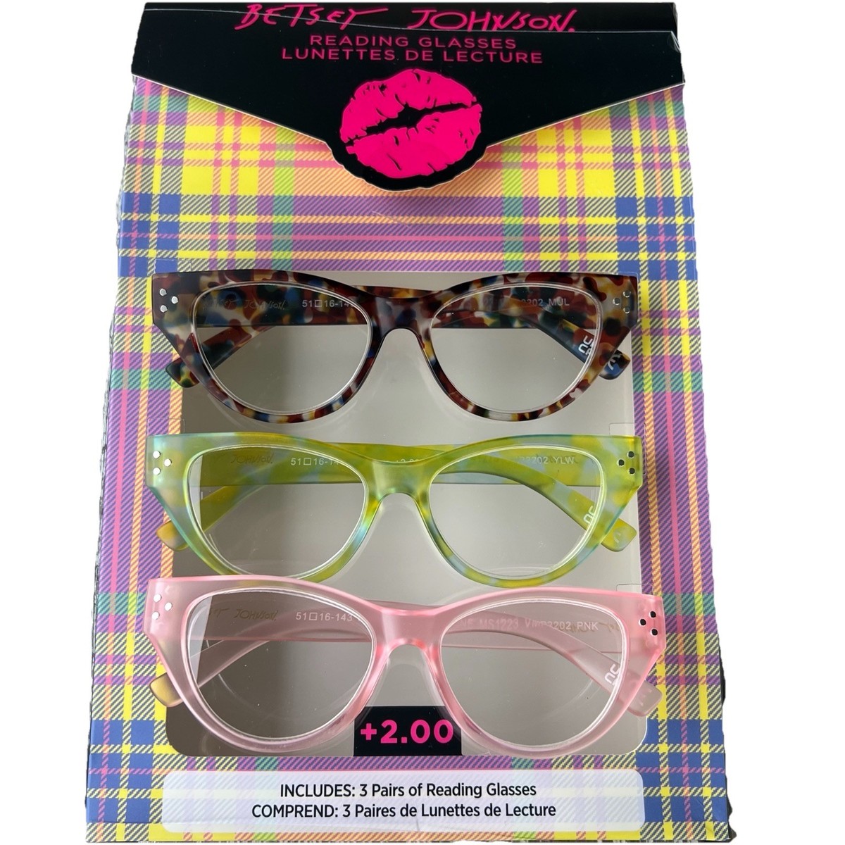 BETSEY Johnson Readers   3pairs! BETSEY JOHNSON READERS GLASSES+1.50 New | Mercari main image 4